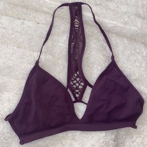 Purple free people bralette